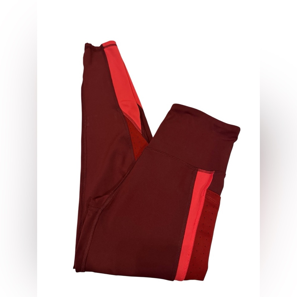 Champion‎ deep Burgundy and Dark Red Leggings